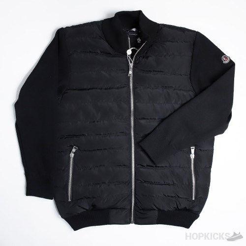 Moncler Black Maglione Tricot Cardigan Jacket
